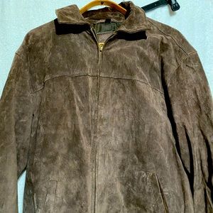 Men’s brown suede jacket
